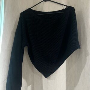 Black Knit Women's Sweater
